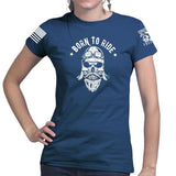 Ladies Born to Ride T-shirt Style001