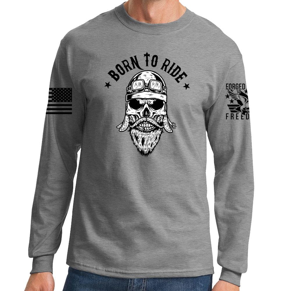 Born to Ride Long Sleeve T-shirt Style001