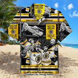 Boston Bruins Designer Hawaiian Shirt