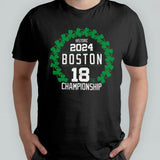 Boston Celtics 18th Championship 18 Clovers Rings Shirt