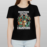 Boston Celtics 2024 NBA Champions 18 Times Team Portrait Shirt
