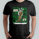 Boston Celtics 2024 NBA Finals Champions King of the Court Comfy Tri-Blend Shirt