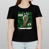 Boston Celtics 2024 NBA Finals Champions King of the Court Comfy Tri-Blend Shirt