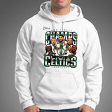 Boston Celtics 2024 NBA Finals Champions Pull Up Jumper Caricature T-Shirt