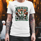 Boston Celtics 2024 NBA Finals Champions Pull Up Jumper Caricature T-Shirt