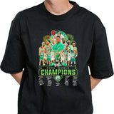 Boston Celtics 2024 NBA World Champions Signatures M shirt