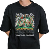 Boston Celtics Basketball Team Thank You For The Memories 2024 Champions Signatures Shirt