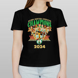 Boston Celtics Champs Cartoon Banner Eighteen 2024  shirt