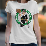 Boston Celtics Thanksgiving Pilgrim Circle Logo Shirt