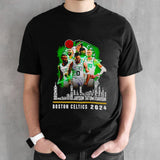 Boston Celtics basketball 2023 City Player Names fan shirts