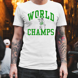 Boston Celtics world champs mascot shirt