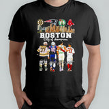 Boston Sports Teams City Of Champions Bergeron Jones Tatum And Devers Shirt