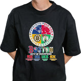 Boston Sports Teams City Of Champions Patriots, Red Sox, Celtics And Bruins Shirt