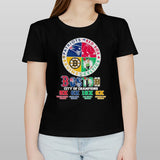 Boston Sports Teams City Of Champions Patriots, Red Sox, Celtics And Bruins Shirt