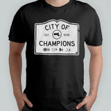 Boston sports city of champions est 1630 shirt