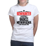 Bowhunter Badass Ladies T-shirt Style001