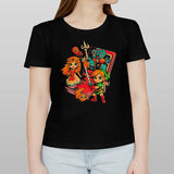 Brave Game Zelda Black Shirt