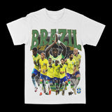 Brazil Soccer Graphic Tee Style001
