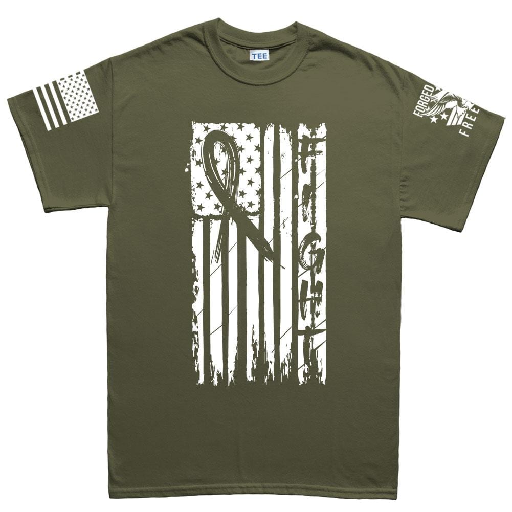 Mens FIGHT - Breast Cancer Awareness T-shirt