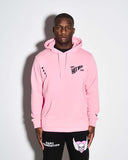 Bret Hart Pink French Terry Hoodie