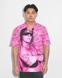 Bret Hitman Hart Magazine Button Up Shirt