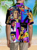 Bruce Lee Colorful Kung Fu Hawaiian Shirt