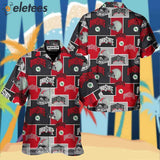 Buckeyes Logo Pattern Hawaiian Shirt
