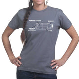 Bullet Dissection Ladies T-shirt Style001