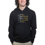 Bullets Faster Than 911 Mens Hoodie Style001