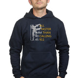 Bullets Faster Than 911 Mens Hoodie