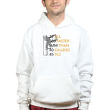 Bullets Faster Than 911 Mens Hoodie Style001