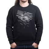Unisex Bullets and Grenades Flag Sweatshirt Style001