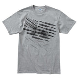 Men's Bullets and Grenades Flag T-shirt