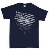 Men's Bullets and Grenades Flag T-shirt