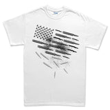 Men's Bullets and Grenades Flag T-shirt