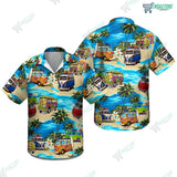 Bus Vacation Car Hawaiian Shirt