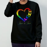 Butterfly Heart Rainbow Love Is Love Lgbt Gay Lesbian Pride Shirt
