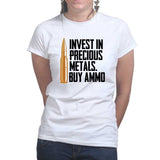 Invest In Ammo Ladies T-shirt