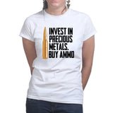 Invest In Ammo Ladies T-shirt Style001