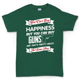 Money Can't Buy Happiness But It Can Buy Guns Men's T-shirt Style001