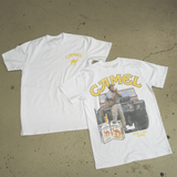 CAMEL LAND ROVER WHITE HEAVY WEIGHT TEE