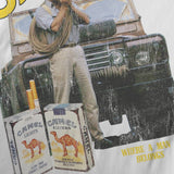 CAMEL LAND ROVER WHITE HEAVY WEIGHT TEE