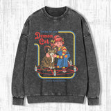 CARING FOR YOUR DEMON CAT T-SHIRT