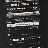 'CASSETTE CLASSICS' HEAVYWEIGHT BLACK T-SHIRT