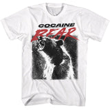 Cocaine Bear - Poster Light - American Classics - Solid White Adult Short Sleeve T-Shirt