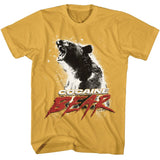 Cocaine Bear - Movie Poster Light - American Classics - Solid Yellow Adult Short Sleeve T-Shirt