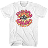 Creedence Clearwater Revival - Groovy - American Classics - White Front Print Adult Short Sleeve Solid T-Shirt