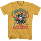 Charlie Daniels Band - Rock And Country - American Classics - Solid Yellow Adult Short Sleeve T-Shirt