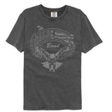 Charlie Daniels Band - Star Stripes Eagle - American Classics - Gray Solid Adult Short Sleeve Comfort Color T-Shirt