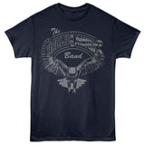 Charlie Daniels Band - Stars Stripes And Eagle - Officially Licensed - Blue Solid Front Print Adult Short Sleeve T-Shirt